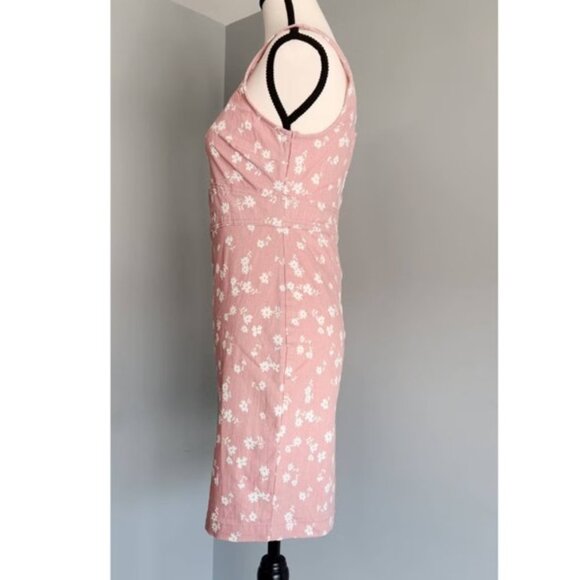 No Boundaries Pink Mini Denim Dress Junior Size US S (3-5) - Picture 2 of 8